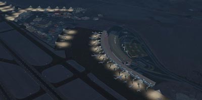 Air traffic simulator Lighting Control Station